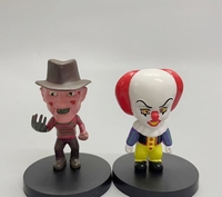Kanglong - Juego de 10 Figuras de Acción de la Serie Horror, PVC, Modelo Coleccionable, Decoración de Halloween