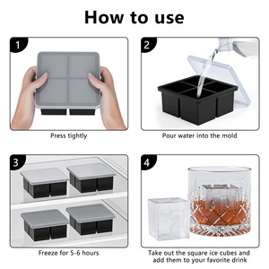 Nhà Máy Chất Lượng Cao Bán Buôn Silicone <span class=keywords><strong>Ice</strong></span> <span class=keywords><strong>Cube</strong></span> Khuôn Mẫu Mùa Hè <span class=keywords><strong>Ice</strong></span> <span class=keywords><strong>Cube</strong></span> Khay Với Nắp Dễ Dàng Phát Hành Silicone <span class=keywords><strong>Ice</strong></span> <span class=keywords><strong>Cube</strong></span> Đánh Dấu - Product Image 5