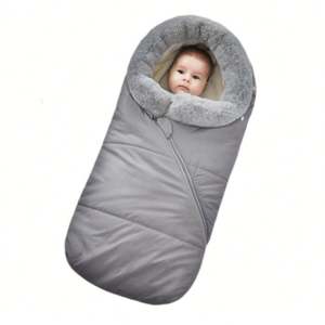 Super Soft Velvet <b>Wrap</b> <b>Swaddle</b> Blankets Baby Stroller Sleeping Bag Sacks for Newborn Outdoors - Product Image 2