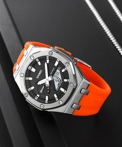 Skmei 2243 인기 판매 카운트다운 알람 날짜 듀얼 타임 실리콘 스트랩 라이트 디지털 방수 스포츠 시계 - Product Image 2