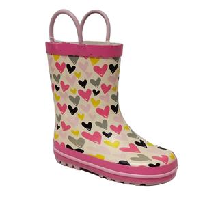 <span class=keywords><strong>Bottes</strong></span> de pluie en caoutchouc imperméables imprimées <span class=keywords><strong>licorne</strong></span> 3D personnalisées en usine pour bébés Hauteur de demi-botte Caractéristique antidérapante pour l'hiver - Product Image 4