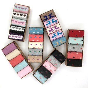 الخريف والشتاء الدافئ الصوف الأعمال اللباس الكلاسيكي الجملة طاقم المضادة للبكتيريا صفعة أنبوب عارضة هدية عيد الميلاد الجوارب - Product Image 3