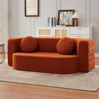 Sofá Cama Moderno Comprimido al Vacío, Plegable y Ahorrador de Espacio, de Esponja, para Apartamentos Pequeños, Solución de Asientos Modulares