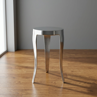 Tabouret de bar en aluminium - Design traditionnel durable pour salon