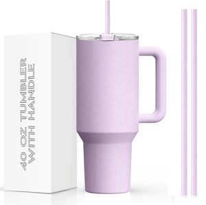 Hot bán 40oz thép không gỉ cách điện Tumbler cho trở lại trường học sử dụng món quà du lịch tự động <span class=keywords><strong>Mug</strong></span> với rò rỉ-proof Nắp rơm xử lý - Product Image 1