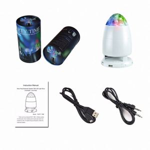 ไฟปาร์ตี้ไร้สายไฟแฟลชลูกบอลคริสตัลมายากลพร้อม USB ชาร์จไฟดิสโก้บอลลำโพงบลูทูธ - Product Image 4