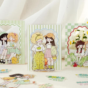 15 Adesivi PET 'Sweet Dreams' con Bordo Decorativo per Fai-da-Te, Diari, Cornici Fotografiche e Regali per Amici - Product Image 3