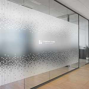 <span class=keywords><strong>Film</strong></span> de fenêtre givré pour la confidentialité, autocollants personnalisés pour verre gravé, pour le branding des bureaux et salles de réunion, autocollants logo, <span class=keywords><strong>film</strong></span> vinyle sablé - Product Image 4