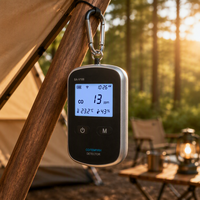 Détecteur de gaz CO intelligent homologué CE, système de sécurité domestique, alarme CO rechargeable à piles pour camping-car