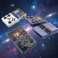 Nouvelle console de jeu portable LR R36HD avec écran HD IPS de 3,5 pouces, résolution 640x480, batterie 3000 mAh, prise en charge du Wi-Fi, jeux intégrés