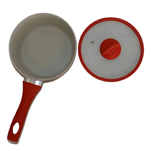 High Quality <b>Pot</b> Pan Silicone Glass Lids Soft Touch Handle Non Stick 9Piece Aluminium Ceramic Cookware <b>Set</b> - Product Image 4