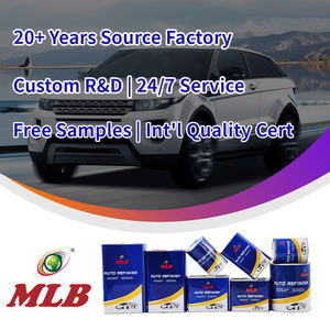 Peinture Automobile <span class=keywords><strong>MLB</strong></span> Brand 1K Haut Extrait Sec 2K Vernis Apprêt Système de Finition Atelier Peinture Couche de Base - Product Image 5