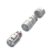Conector de Cable Hembra de 2 Pines 10A 450V AC EC100-2202-101 IP68 para Iluminación LED de Calle