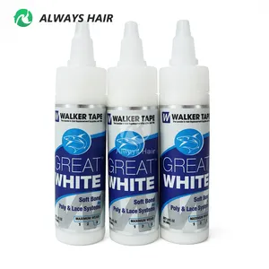 Great White Longest Holding Water Based Adhesive for Toupees and Wigs