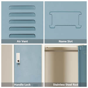 Serrure à clé multifonctionnelle 1/2/3/4/5/6 en acier résistant à la rouille Gym écologique Home Office Hospital Workspace - Product Image 3