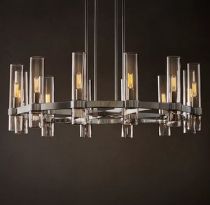 Modern Pendant Lamp Led Rings Circle Ceiling Hanging Chandelier brass <b>Loft</b> Living Dining Room Kitchen Indoor <b>Lighting</b> Fixture - Product Image 6