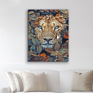 Peinture sur toile de tigre de jungle de haute qualité peinture d'impression HD peinture de décoration murale - Product Image 2