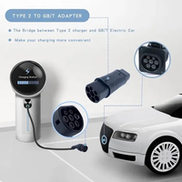 Adaptateur Type2 à Gbt prise 32A Type 2 Iec62196 adaptateur de chargeur pour voiture électrique Version chinoise avec prise de charge Gb/T
