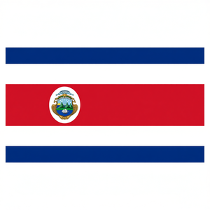 Costa Rica State And Navy <b>Flag</b> 300x200cm Outdoor Use - Product Image 3