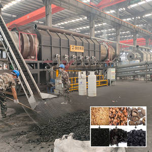 Horno de Carbonización Continua de Ahorro Energético para la Producción de Carbón Vegetal a partir de Cáscaras de Palma y Pellets de Madera - Product Image 1