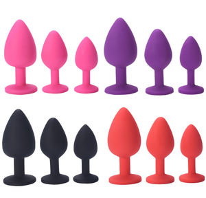 الأكثر مبيعًا سدادة مؤخرة سيليكون مع جوهرة ألعاب بديلة ألعاب جنسية شرجية للرجال نوعية جيدة أحمر شرجي قابس جنس SM ألعاب لعب - Product Image 6