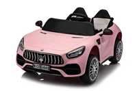 Voiture électrique de luxe pour enfants, modèle compact deux places en plastique, alimentée par batterie, avec éclairage et musique