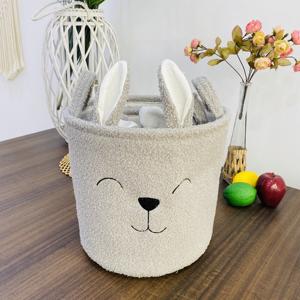 Giocoso cestino organizzatore con cornice a tema animale robusto e delicato sulla soluzione di conservazione degli articoli per bambini - Product Image 1
