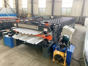 Machine de formation de rouleau de Calamine de feuille de toiture <span class=keywords><strong>R101</strong></span> et Tr4 à Double couche à vendre - Product Image 2