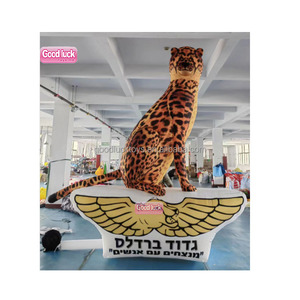 <span class=keywords><strong>Inflatable</strong></span> 3D theetah Vàng beo beo New Animal Anime hình sống động bản sao không khí khổng lồ tiếp thị bóng - Product Image 2