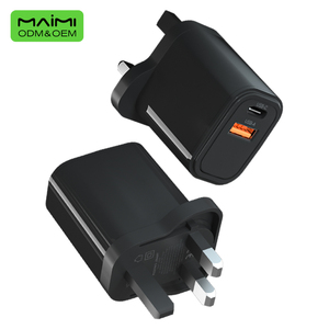 <span class=keywords><strong>Chargeur</strong></span> rapide Maimi UK Plug GaN 30W avec double port <span class=keywords><strong>USB</strong></span>-A et <span class=keywords><strong>USB</strong></span>-<span class=keywords><strong>C</strong></span> pour tablettes et smartphones - Product Image 1