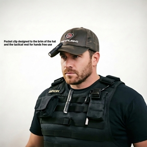 Linterna Portátil Negra AURORA, USB, 250 Lúmenes, 1150 Candela, EDC, Ultra Compacta, LED, con Batería Recargable - Product Image 6