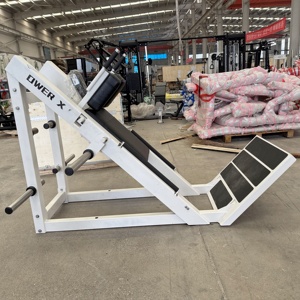 Machines classiques à charge de plaques KBS Best Bearings Fitness Linear Hack Squat Leg Press - Product Image 4