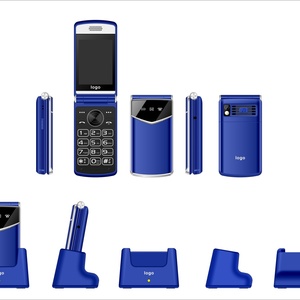 Teléfono Móvil de Lujo con Teclado Grande para Personas Mayores, con Base de Carga, Botón SOS, Teléfono Celular para el Hogar, Teclado Grande, Red GSM 2G - Product Image 2