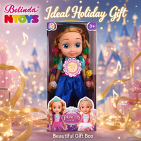 Poupée de mode Belinda de 14 pouces, bilingue anglais-espagnol, jouets éducatifs pour enfants avec musique et lumière, poupées de mode pour filles, cadeaux