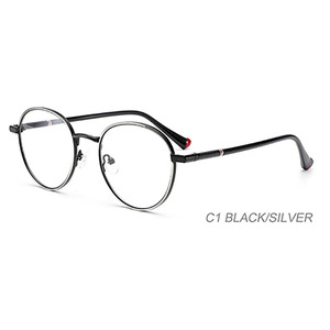 LJM6001 Métal Rétro Rond Unisexe IP galvanoplastie Artisanat Optique Cadres <span class=keywords><strong>Lunettes</strong></span> Montures <span class=keywords><strong>Lunettes</strong></span> Vente en gros <span class=keywords><strong>Lunettes</strong></span> - Product Image 3