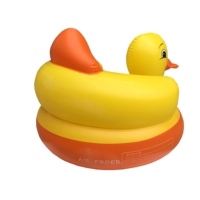 Fauteuil d'apprentissage gonflable en PVC VFUN V025, confortable et moderne, pour bébé, chaise d'entraînement portable, support souple, dessin animé, pour repas, 3-30 mois