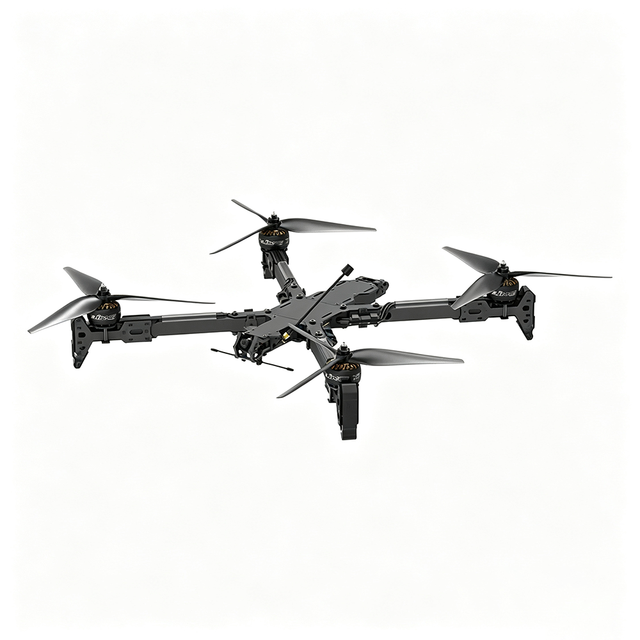 Beginner Aerial Infrared Thermal Imaging Camera 13 Inch Remote Control Kit for Aerial Photography 20km Transmission Carbon Fiber