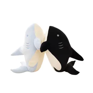Cadeau en peluche requin coton doux corps requin jouets en peluche cadeau