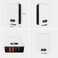 Batterie solaire LiFePO4 murale 10KWH 48V 100Ah 200Ah au prix d'usine pour stockage domestique