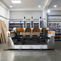 Nueva Máquina de Grabado CNC de Tres Cabezas JK-9010 para Piedra, Granito y Mármol con Motor y Engranajes