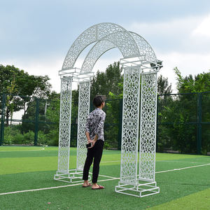 Nuevo Arco de Hierro Forjado para Decoración de Bodas 2023, Estilo Europeo, para Exteriores, con Diseño de Puerta de la Felicidad, Accesorios para Bodas, Fondo Decorativo - Product Image 5