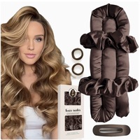 Kit de bouclage sans chaleur durable : bigoudi, bandeau et chouchou pour des boucles sans chaleur