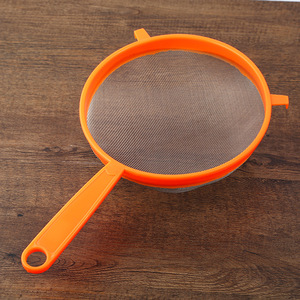 Stainless Steel Colander Set Mixed Colors Fine Mesh Kitchen Strainer For Oil Soy Milk Bird Nest Filtering - Product Image 2