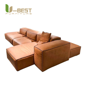 U-tốt nhất phong cách Ý hai chiều thiết kế mô-đun sofa kết hợp miễn phí sàn lớn phẳng lớp trung bình đảo đậu phụ khối đặt phòng tập thể dục - Product Image 1