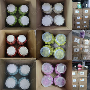 60pcs/jarフットスパバスソルトボムペディキュアソークフローティングバブルペディキュアバスボム - Product Image 4