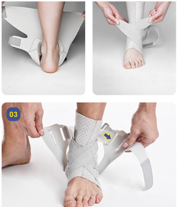 Attelle de <span class=keywords><strong>cheville</strong></span> Aofit pour <span class=keywords><strong>entorse</strong></span>, ajustement rapide pour femmes et hommes, avec deux coussinets auto-formants - Product Image 5