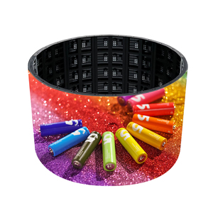 P1.9 p2.6 p2.9 trong nhà ngoài trời linh hoạt sáng tạo <span class=keywords><strong>LED</strong></span> màn hình hiển thị S hình dạng cong vòng tròn cột <span class=keywords><strong>LED</strong></span> Video mềm tường cho sân khấu - Product Image 1