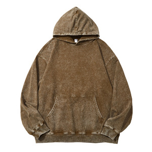 เสื้อฮู้ดดี้ผ้าฝ้ายแท้ 100% ซักแล้ว ทรงวินเทจ หนัก 500gsm ลายบาติก ซักแบบวินเทจ ปักลายปักนูน 3 มิติ แบบกำหนดเองได้ - Product Image 6