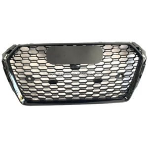 Griglia Anteriore in Fibra di Carbonio RS4 Sostitutiva per Auto Nero Lucido Cromato Griglia Anteriore in Fibra di Carbonio per <span class=keywords><strong>Audi</strong></span> <span class=keywords><strong>A4</strong></span> B9 2016 2017 <span class=keywords><strong>2018</strong></span> - Product Image 5
