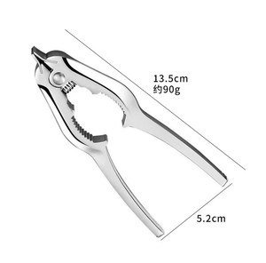 DFT60 Pinza de Aleación de Zinc para Abrir Mariscos, Pinza para Nueces, Utensilios de Cocina para Hoteles y Restaurantes, Pinza Multifuncional para Mariscos - Product Image 1